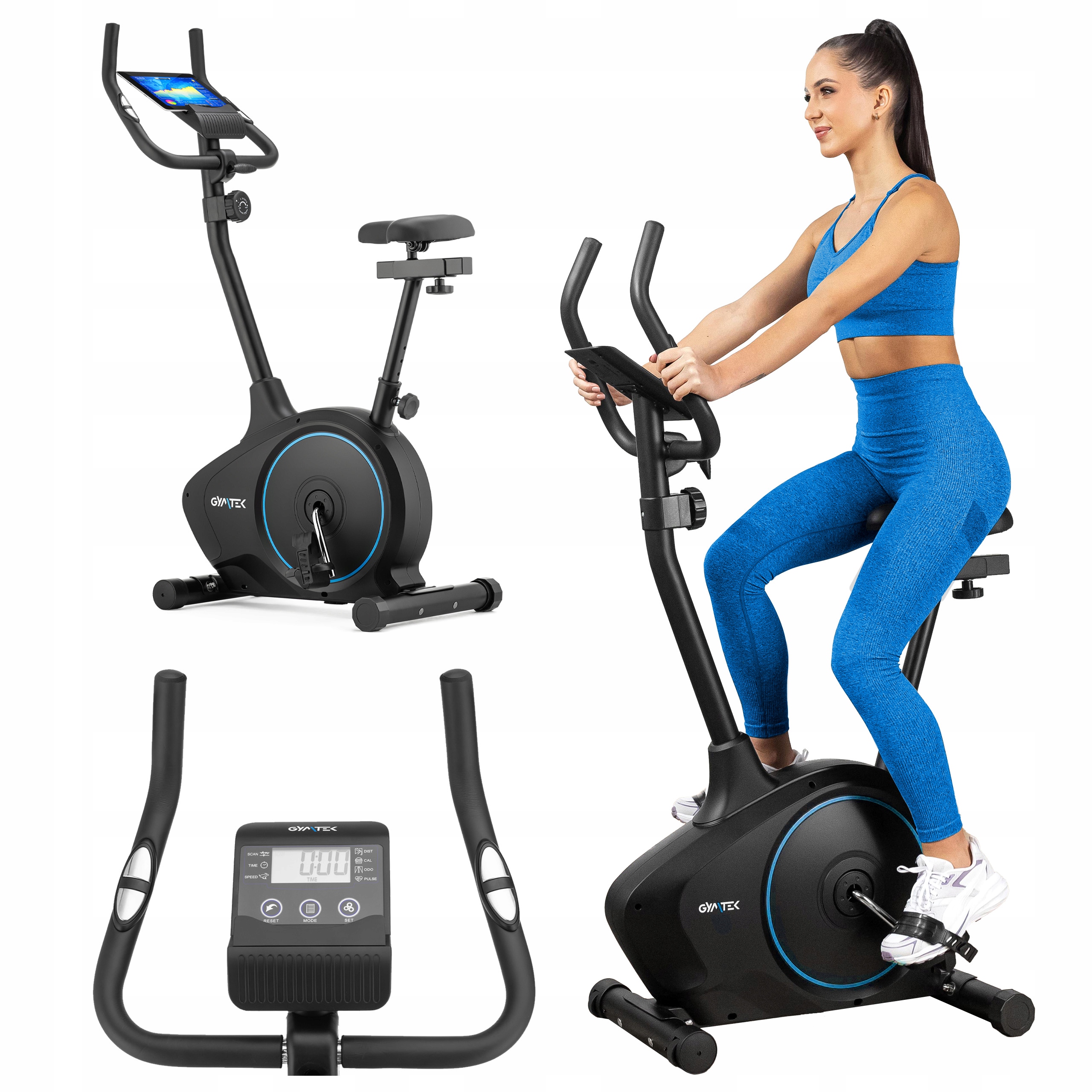 Rower Magnetyczny Stacjonarny Treningowy Do Ćwiczeń Fitness XB1400 Gymtek