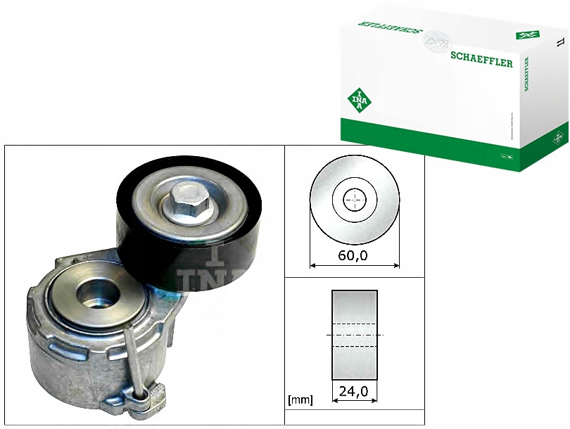 INA534 0111 20 Napínák Drážkového Řemene Peugeot Asistent řidiče #33