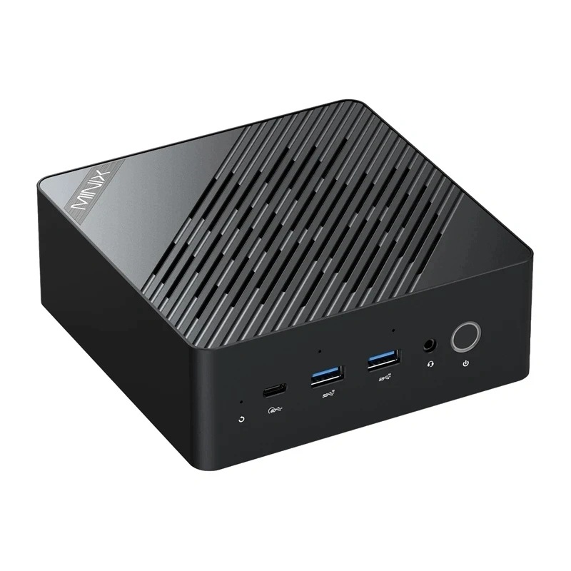 Mini Pc Minix Ryzen Hx 370 Barebone Kancelářský grafický 8K USB4 pro Ai Wi-Fi 7