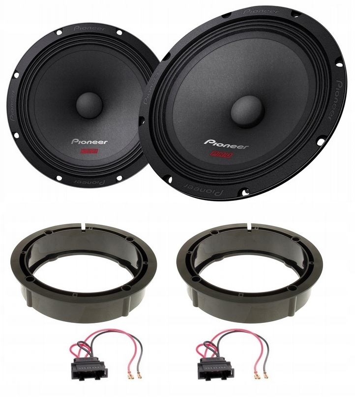 Pioneer TS-M1610PRO Basové reproduktory 165 mm Vw Golf 4 5 Polo Passat B3 Bora