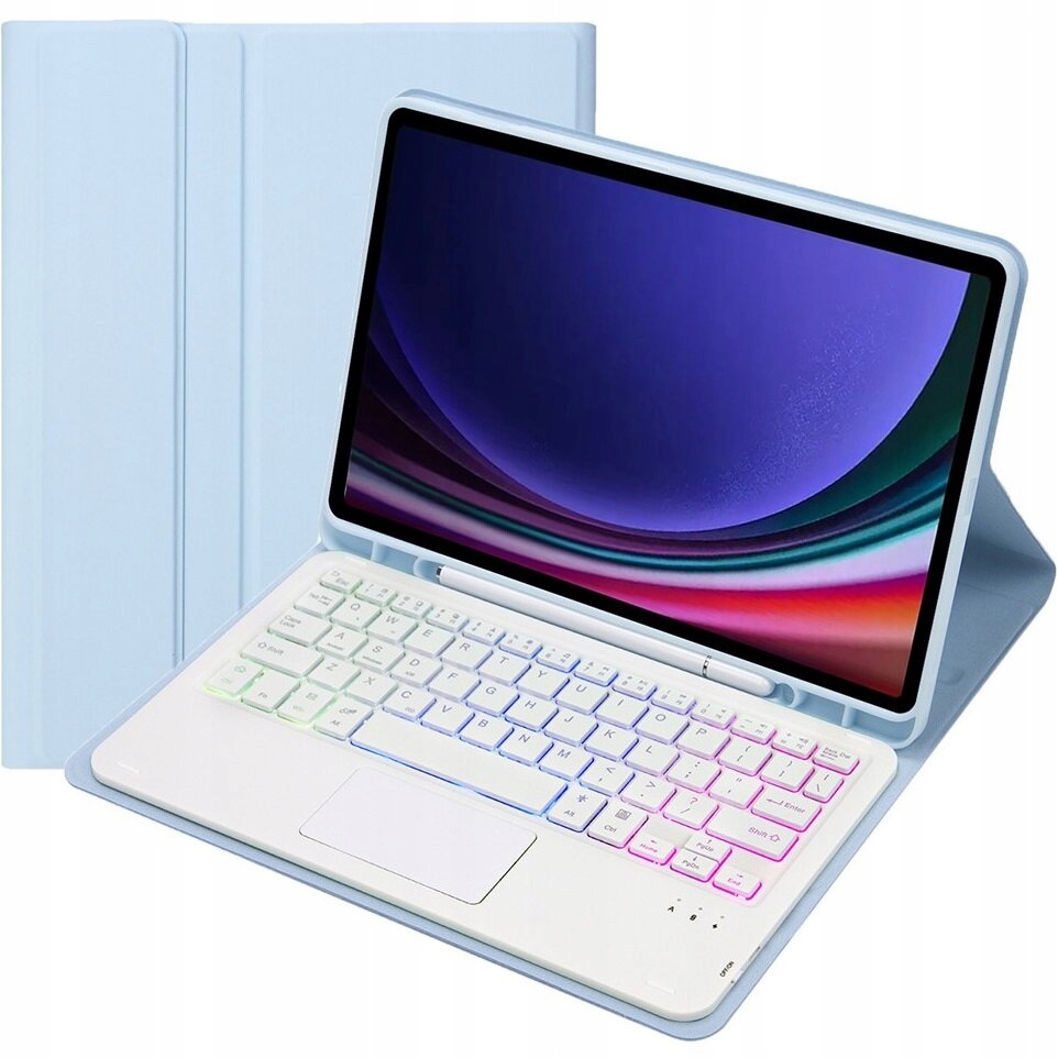 Pouzdro S Bluetooth Klávesnicí Pro Galaxy Tab S9 Fe/ S10 Fe S10 Lite Case Rgb