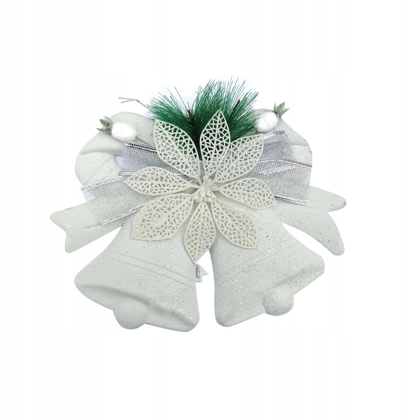 OZDOBA ŚWIĄTECZNA STROIK NA DRZWI DZWONECZKI