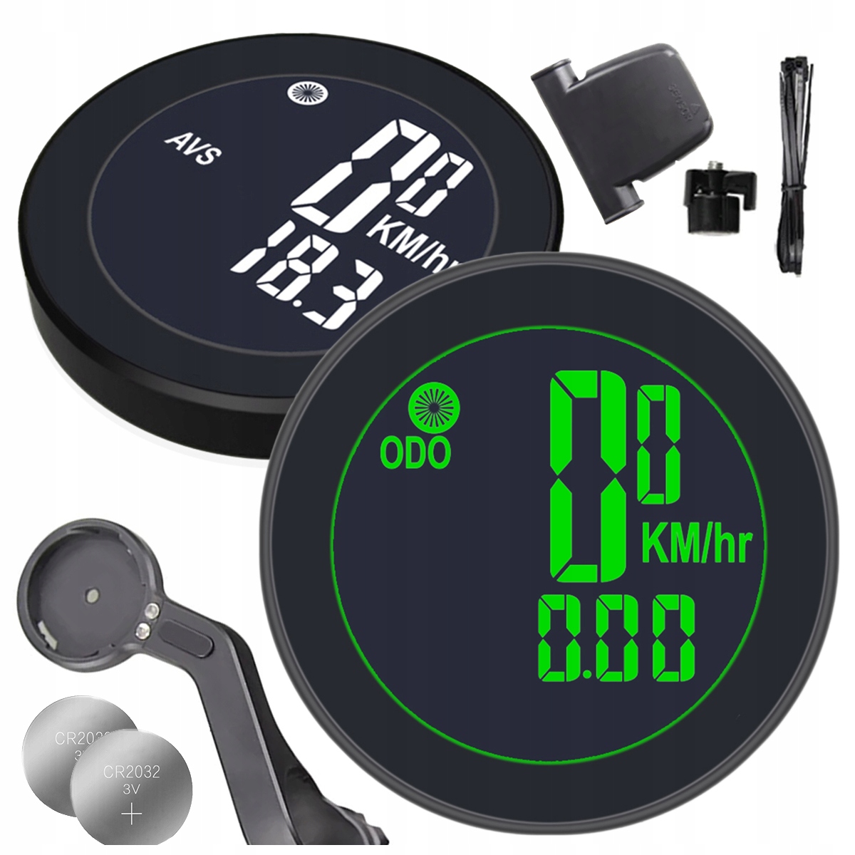 LICZNIK ROWEROWY WODOODPORNY PRĘDKOŚCIOMIERZ 20 funkcji podświetlan +UCHWYT
