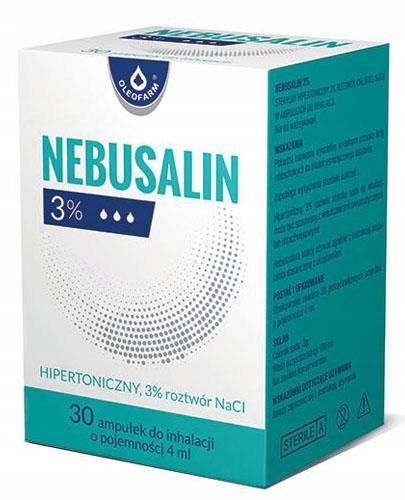 

Nebusalin 3% Hipertoniczny roztwór NaCl 30x4ml