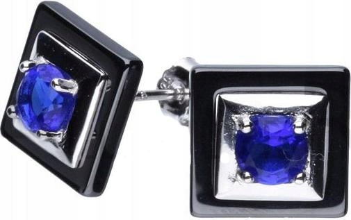 Stříbrné náušnice 925 čtverečky se zirkony 3,17 g Výjimečný vzor dárek