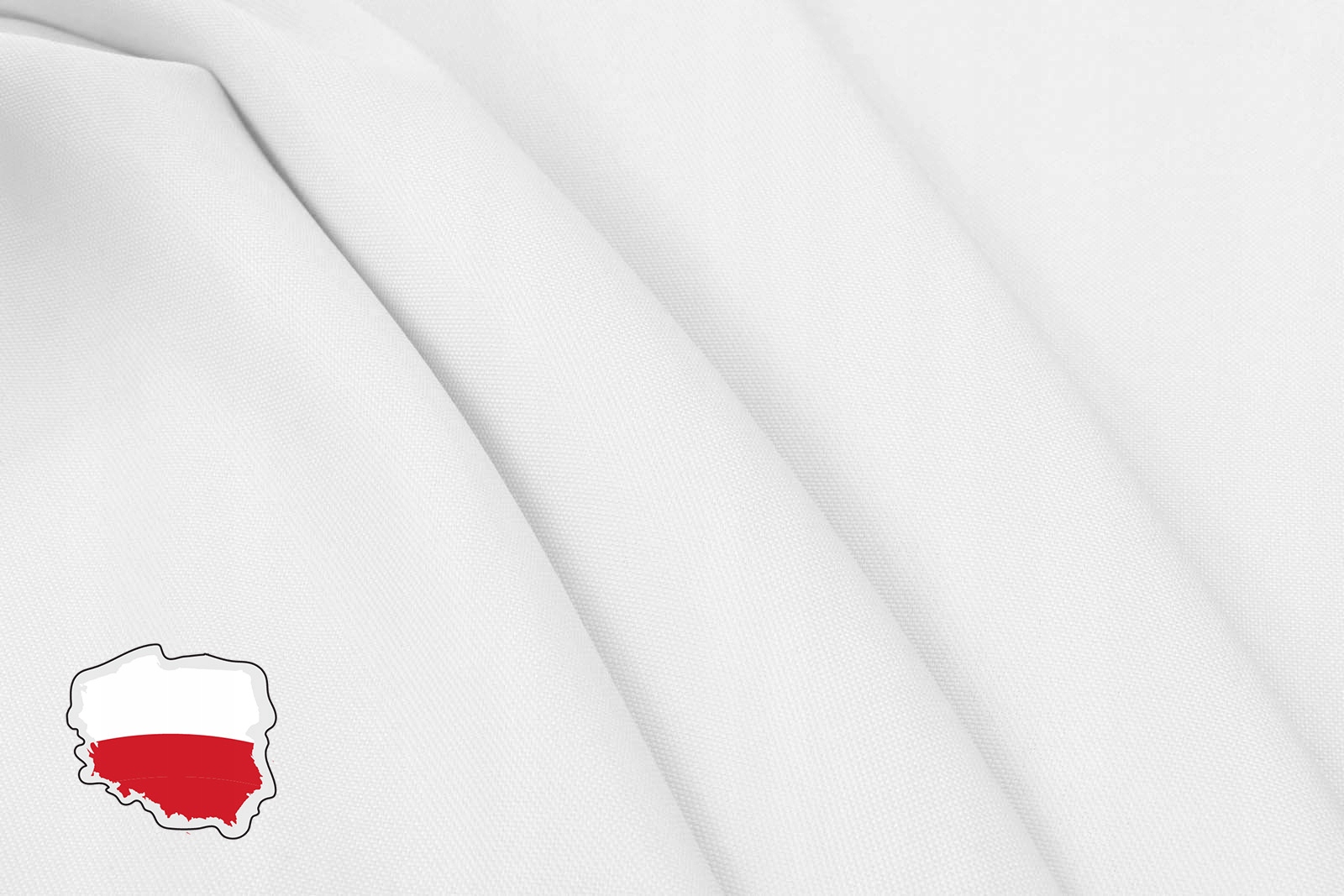 Obrus PLAMOODPRONY Biały Gruby GŁADKI Jednolity ELEGANT POLSKI 120x180 Wzór dominujący gładki