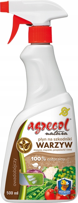 

Agrecol Płyn Na szkodniki warzyw 500ML Eko Spray
