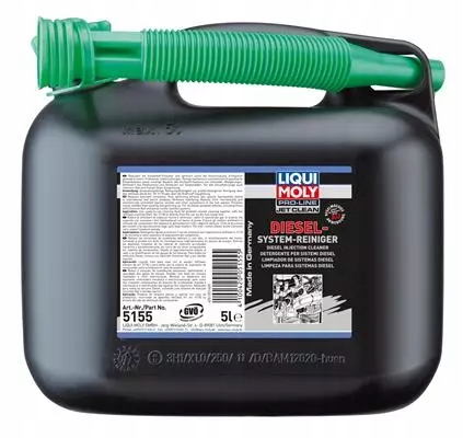 LIQUI MOLY DIESEL DO CZYSZCZENIA WTRYSKÓW 5155 5L Pojemność opakowania 5000 ml