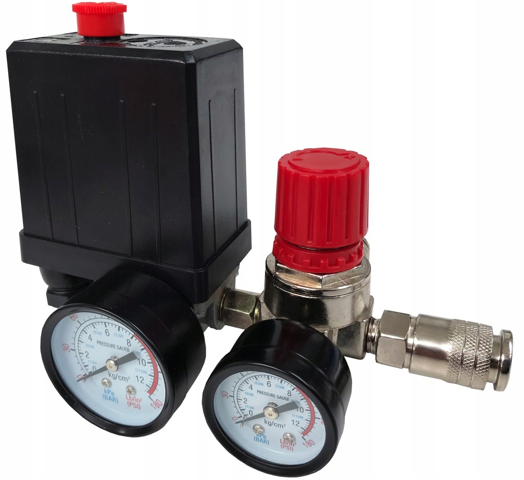 WYŁĄCZNIK CIŚNIENIOWY DO KOMPRESORA REDUKTOR 230V PRESOSTAT 12,5 BAR 1/4" Marka Verke