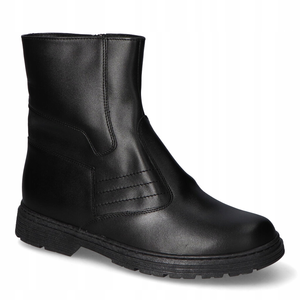 Pánské kotníkové boty Kotníkové Boty Wielbut WZ-2 Černé zrnité 41