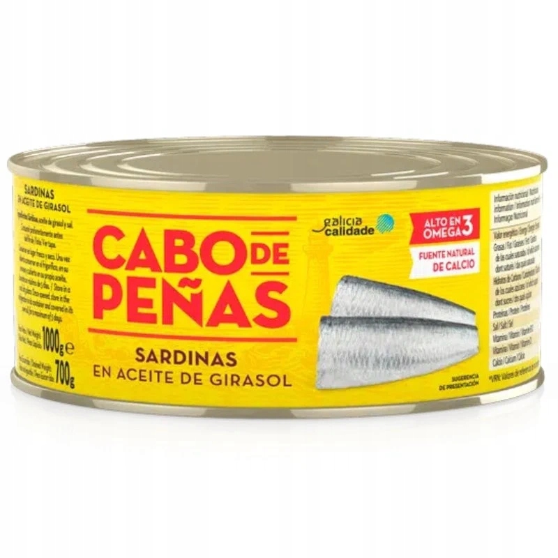 Sardynki w oleju słonecznikowym Connorsa 1kg