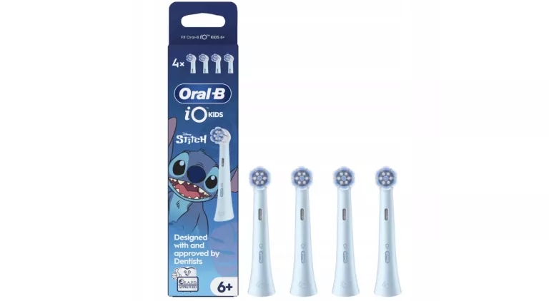 Oral-b Io Kids 6+ Disney Stitch, Główki Do Szczoteczki Do Zębów 4 Szt