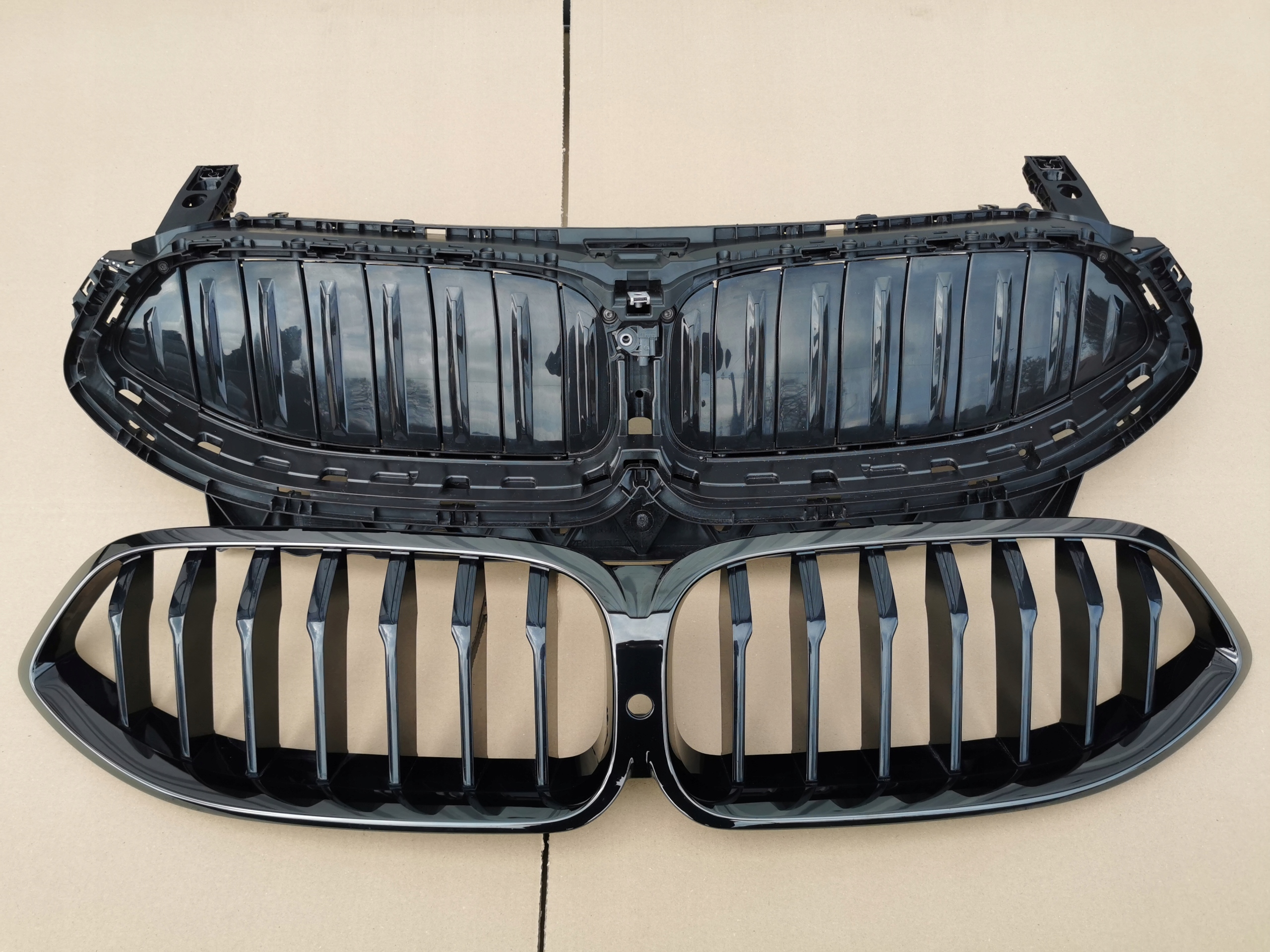 BMW 8 G14 G15 G16 активный впуск Воздух решетка радиатора b.хорошее состояние 5A21DC8-01 5A21DC8