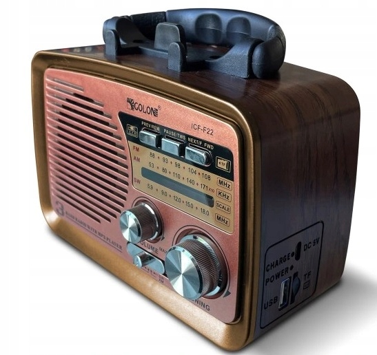 Radio Kuchenne Budowlane Baterie Micro Usb Fm Am Usb Antena 5733