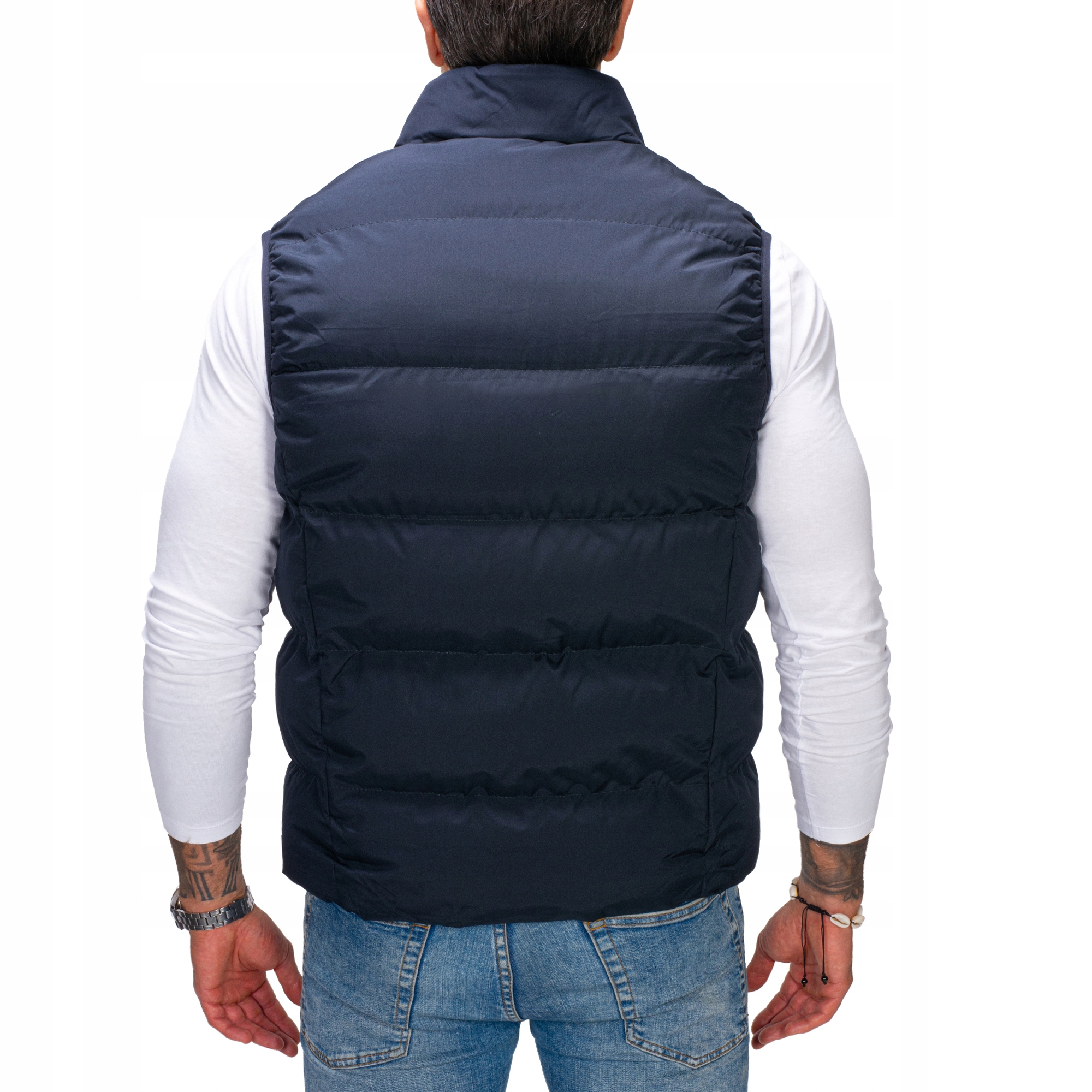 BZ1159 L MĘSKI BEZRĘKAWNIK PRZEJSCIOWY OCIEPLACZ Rozmiar L