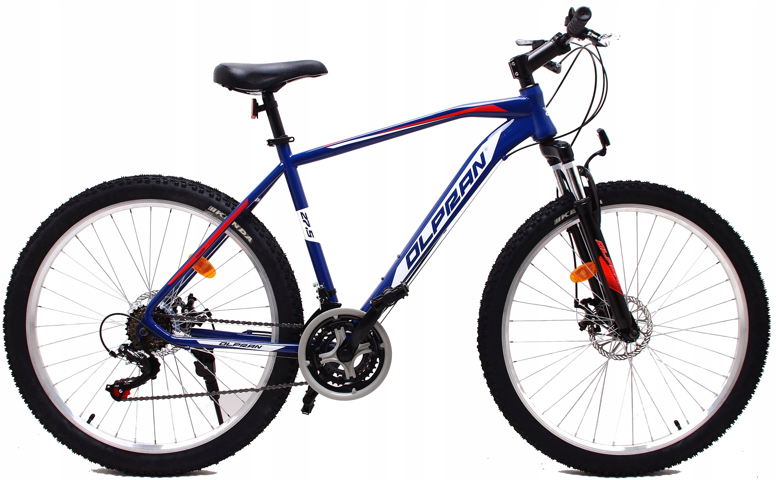 MTB bicykel Olpran 270 rám 18 palcov koleso 27,5 " tmavo modrá
