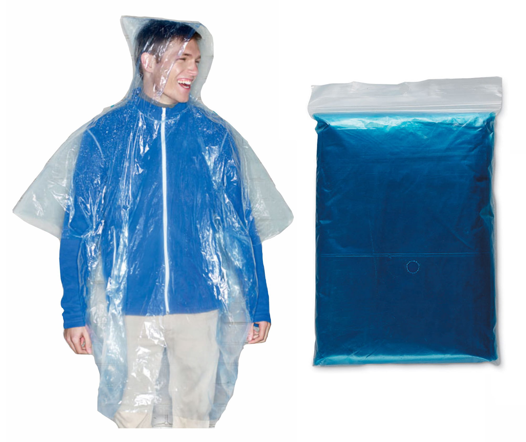 

Płaszcz Przeciwdeszczowy Peleryna Poncho Niebieski