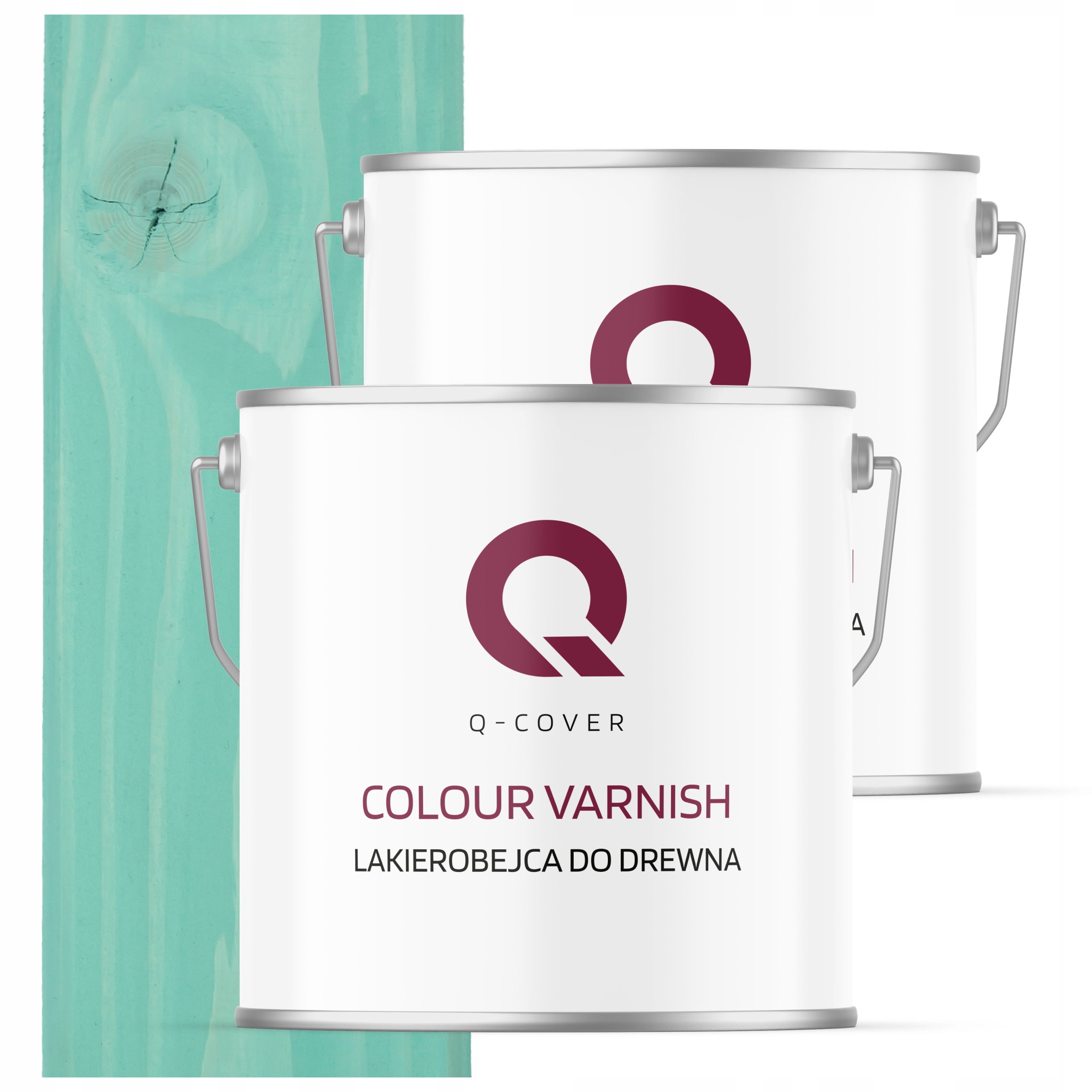 Lakierobejca na drevo, záhradný nábytok, dekoratívna, tyrkysová, polomatná 5L, Uv