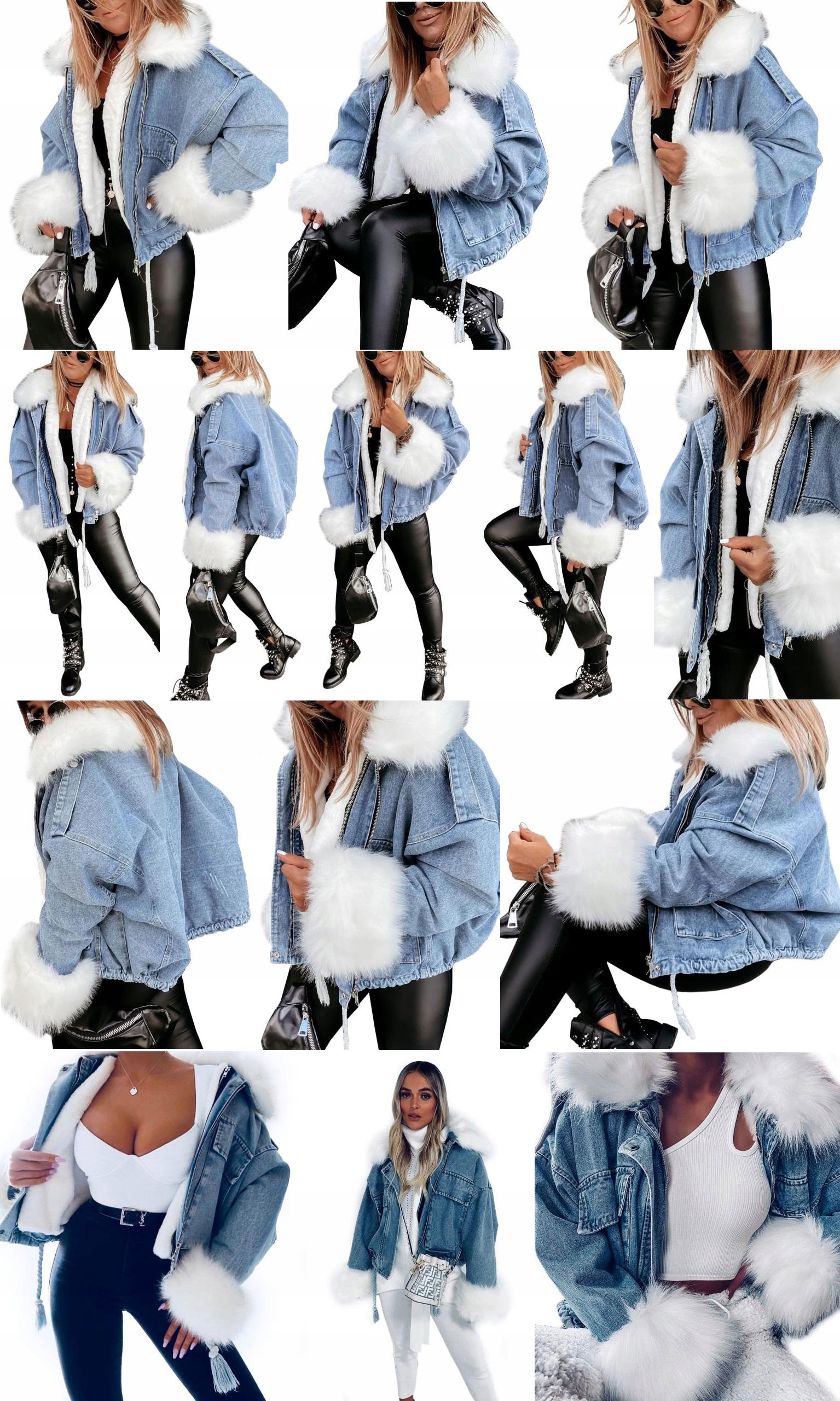 

Kurtka Jeansowa Z Futerkiem Katana Futerko Miś U