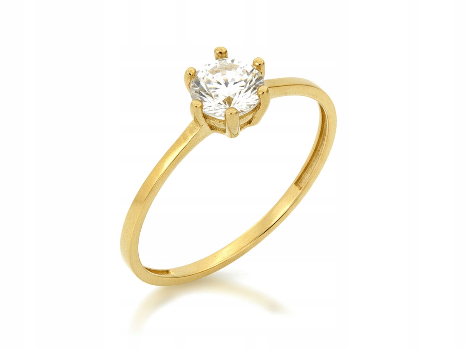 Dámský prstýnek zlato 585 s kamínky pro ni, elegantní