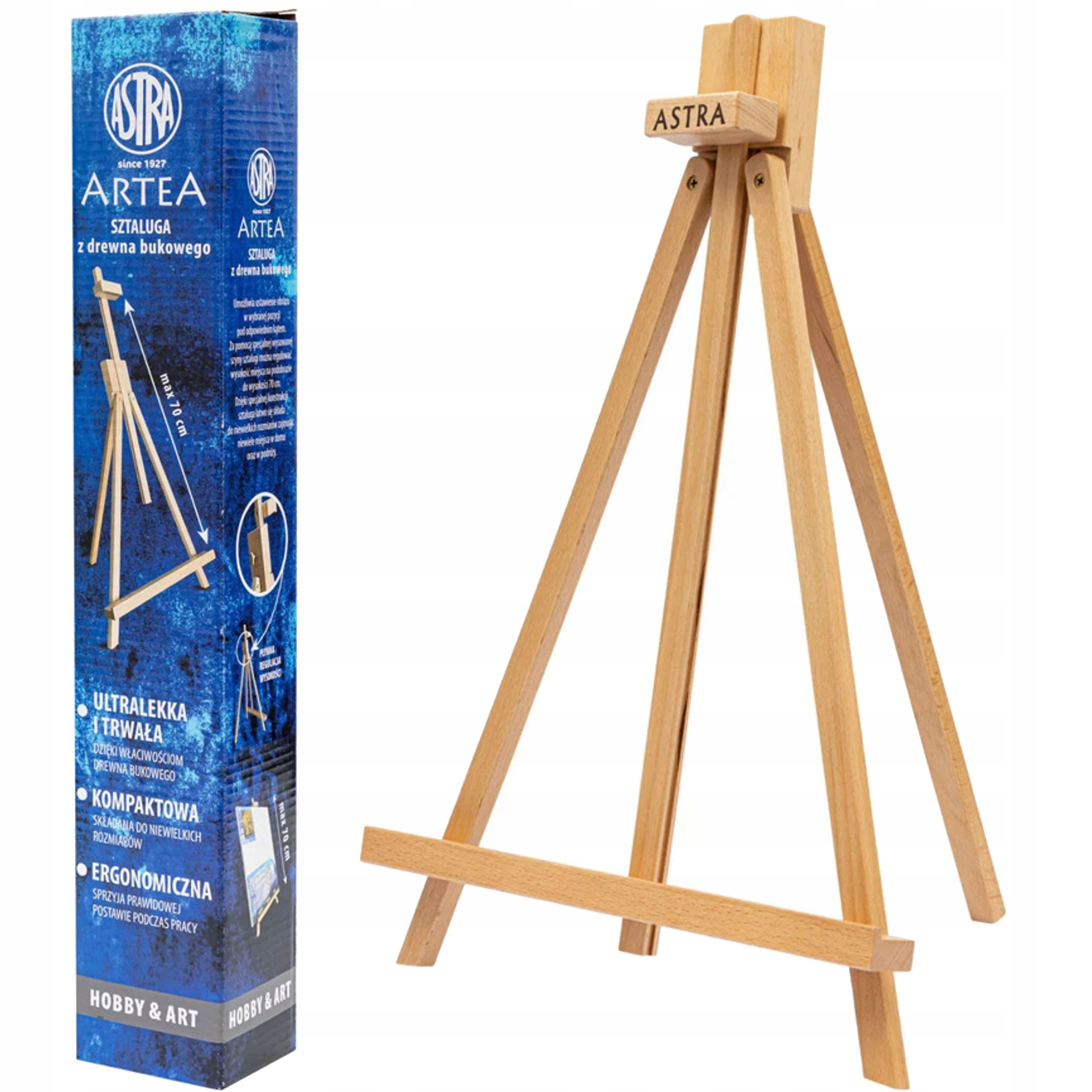 Stojánek z bukového dřeva pro podobrazy Artea