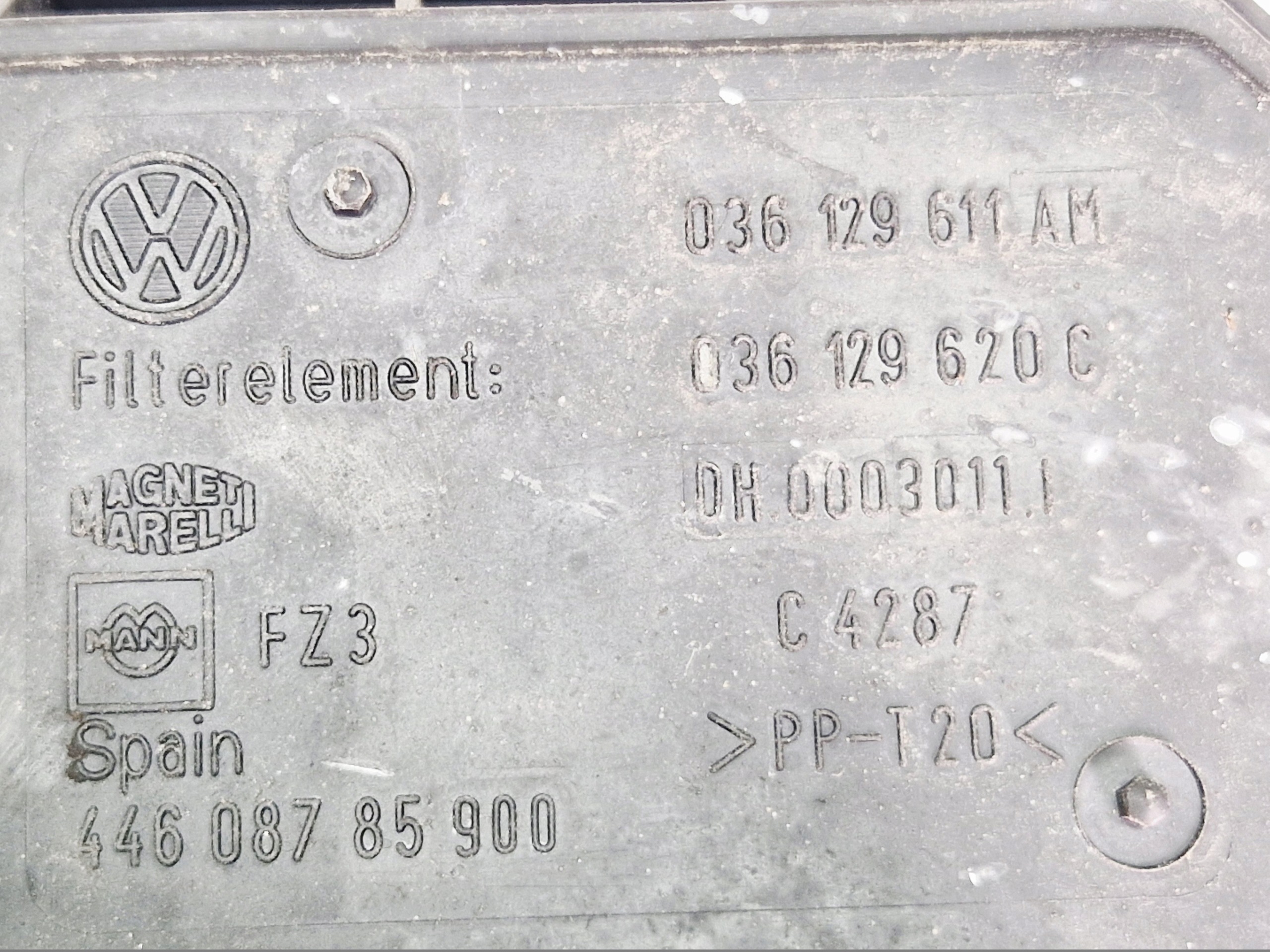 Gehäuse filter luft rohr DOLOT VW GOLF 4 IV 1.4 Benzin 036129611AM
