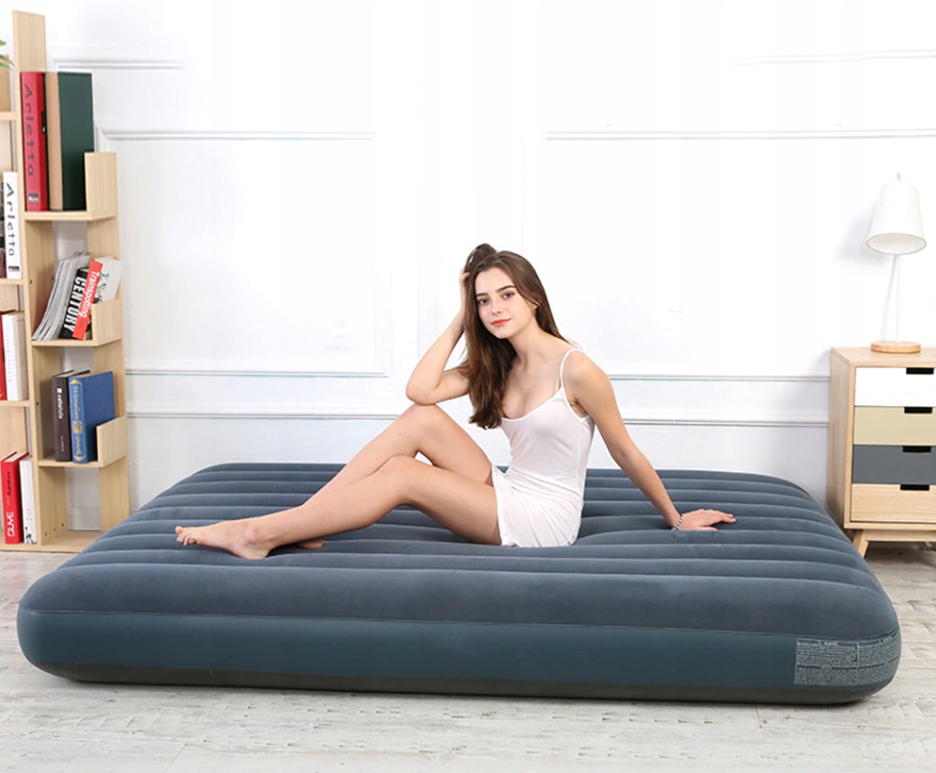 MATERAC DMUCHANY INTEX 2 OSOBOWY WELUR DUŻY Marka Intex