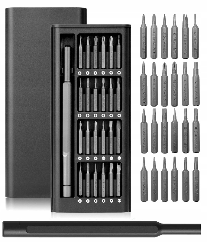 

Zestaw Śrubokrętów Precyzyjnych 25w1 Torx Wkrętaki
