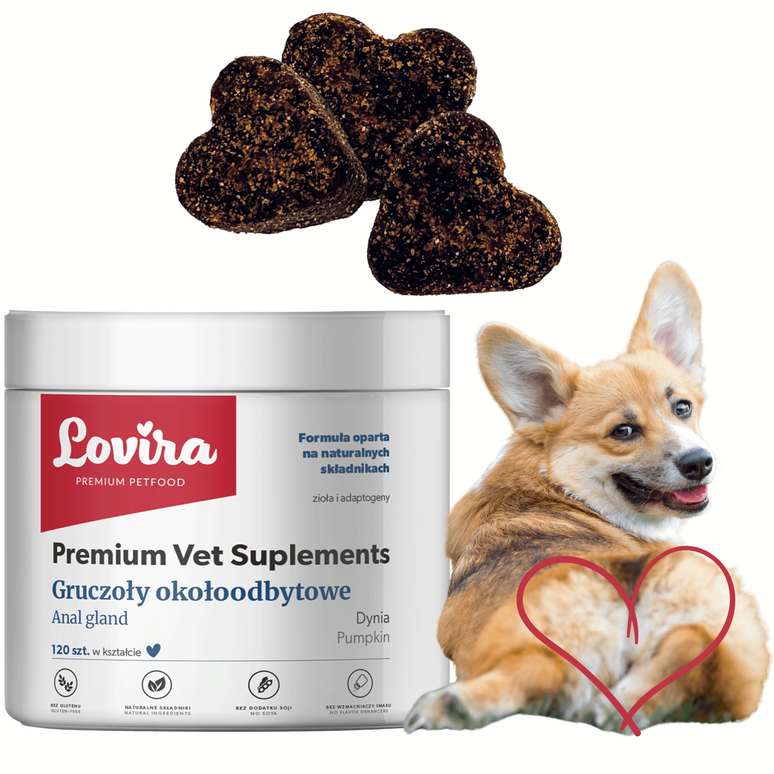 Levně Doplňky Pro Psa na žlázky 120 příchutí Kuřecího Masa