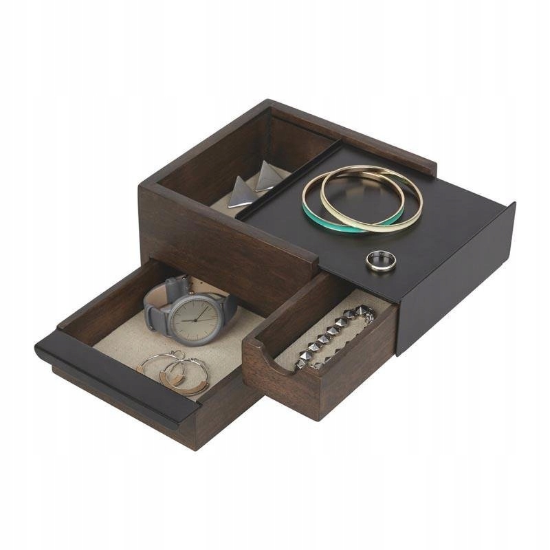 Šperkovnice Organizér na šperky Stowit hnědý