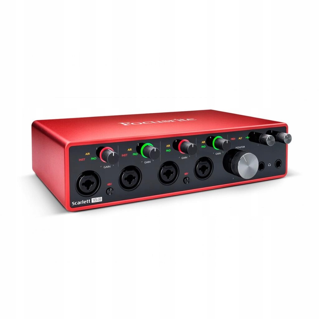 DTM・DAW Focusrite Scarlett 18i20 Gen3 FOCUSRITE SCARLETT 18i20 3nd Gen - interfejs audio DrumStore