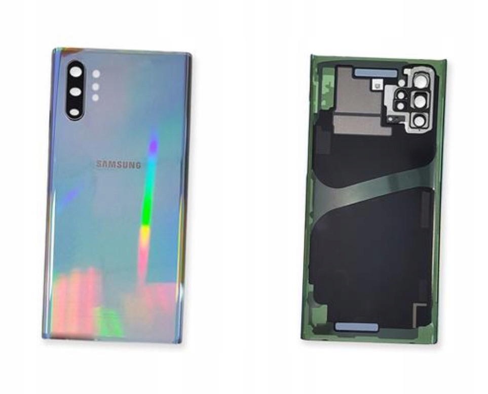 Org Originální zadní kryt pro Samsung Galaxy Note 10 Plus (SM-N975F) stříbrný