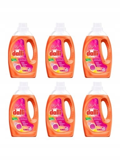 Levně Gel na praní Dalli Farb-Brillianz 1,1 l 20 praní x6