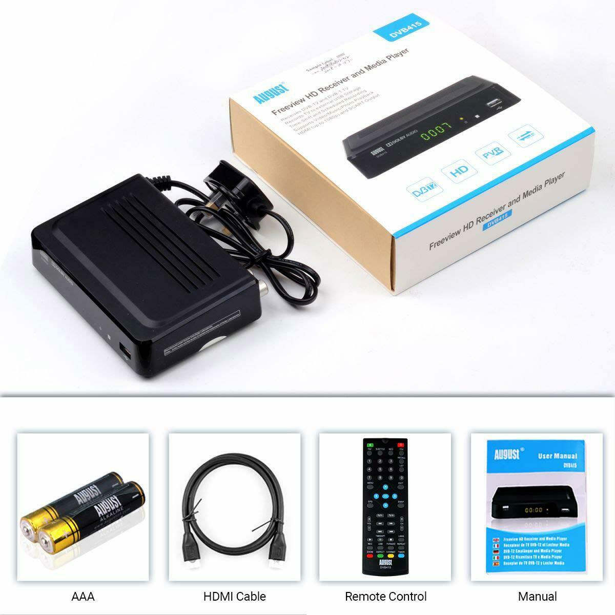 Odbiornik telewizji August DVB415 Model DVB415