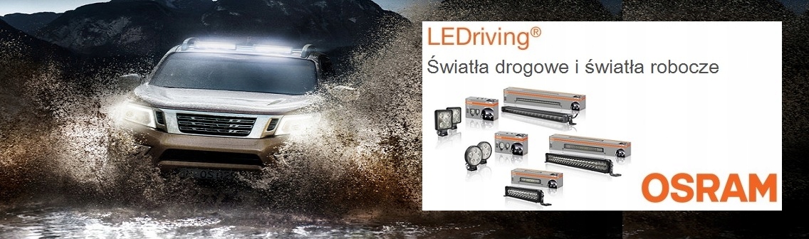 LEDriving VX70 WD Lampy robocze 550lm 7x9x3 OSRAM Trwalosc 2000 h