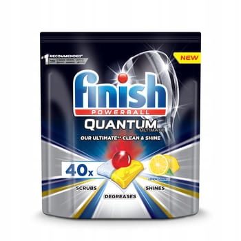 Levně Kapsle do myčky Finish Quantum Ultimate Lemon 40 ks
