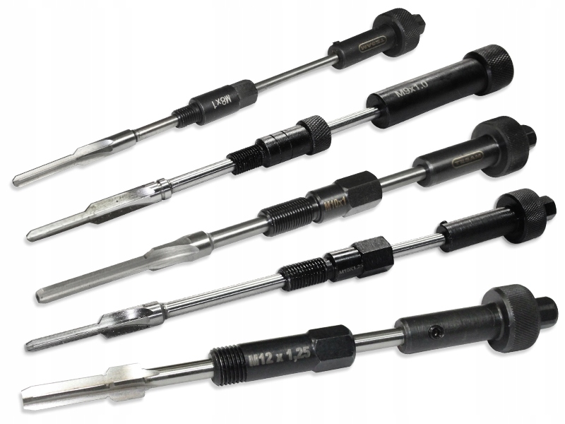 Sada fréz pro žhavicí svíčky s dálkovým ovládáním M8x1 M9x1 M10x1 M10x1.25 M12x1.25