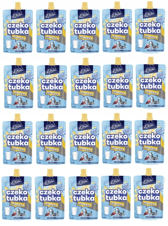 20x 50g Wedel Czekotubka mleczna Karton