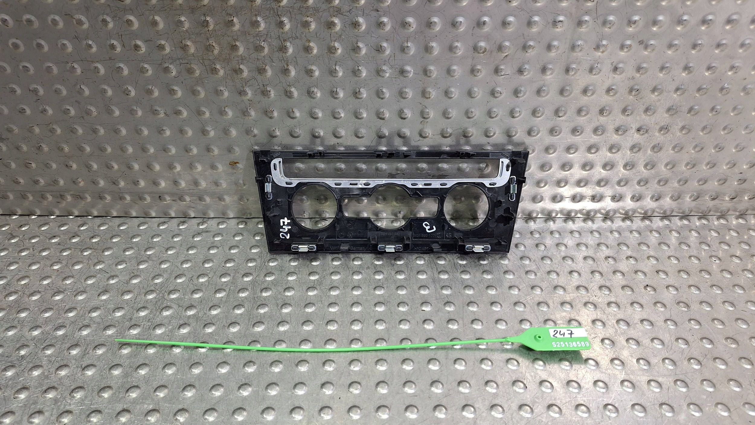 Châssis DEKOR Console PANELU KLIMY 5G1863100C 5G1863042C VW GOLF VII 5G