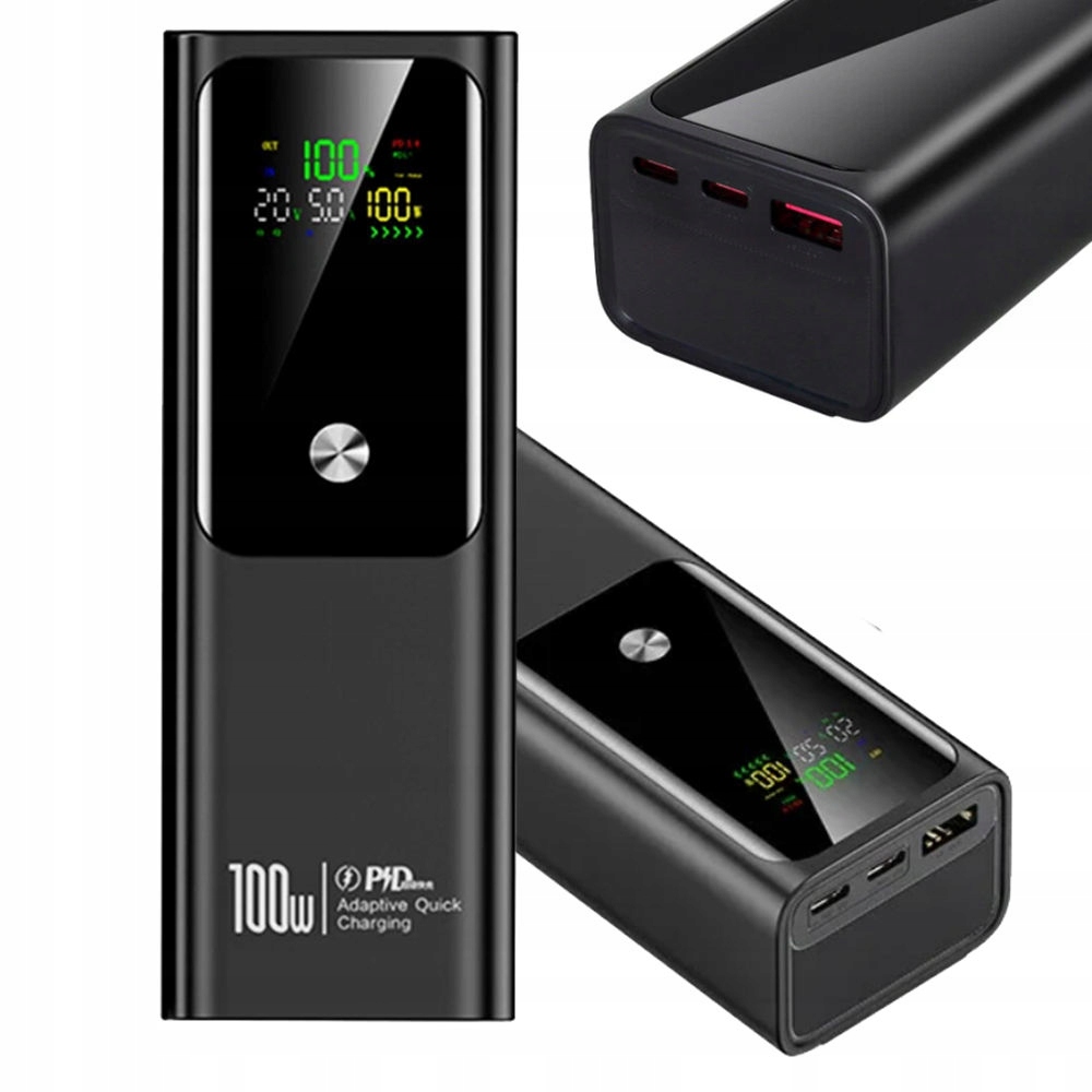 Powerbanka Pd 100W Kapacita 20000 mAh Rychlé Nabíjení Usb-a Usb-c