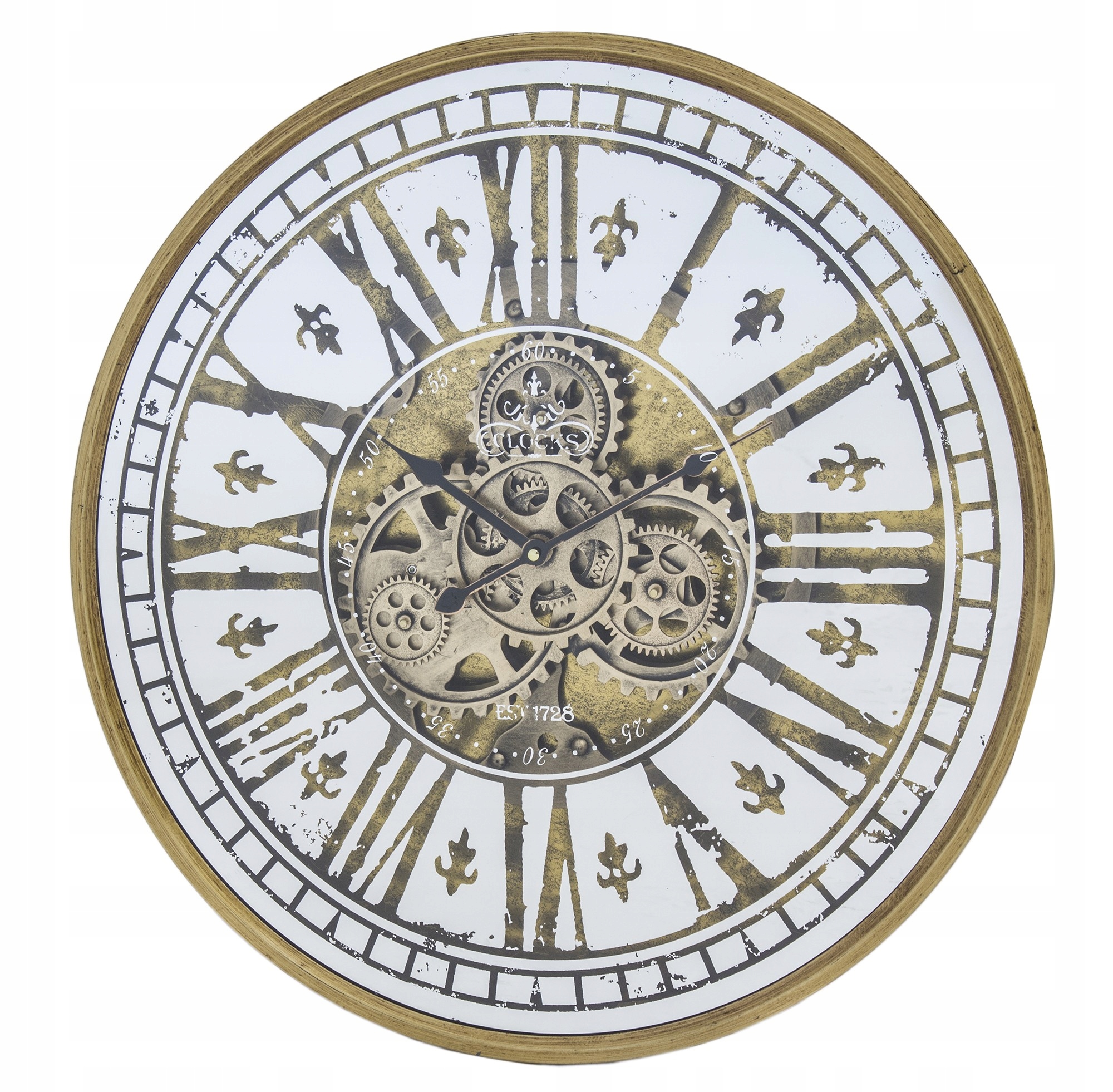 Nástenný kovový hodinový strojček Treviso dekorácia