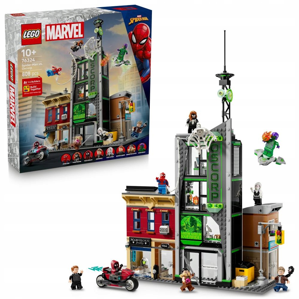 Lego 76324 Marvel Heroes Spider-Man a Oscorp