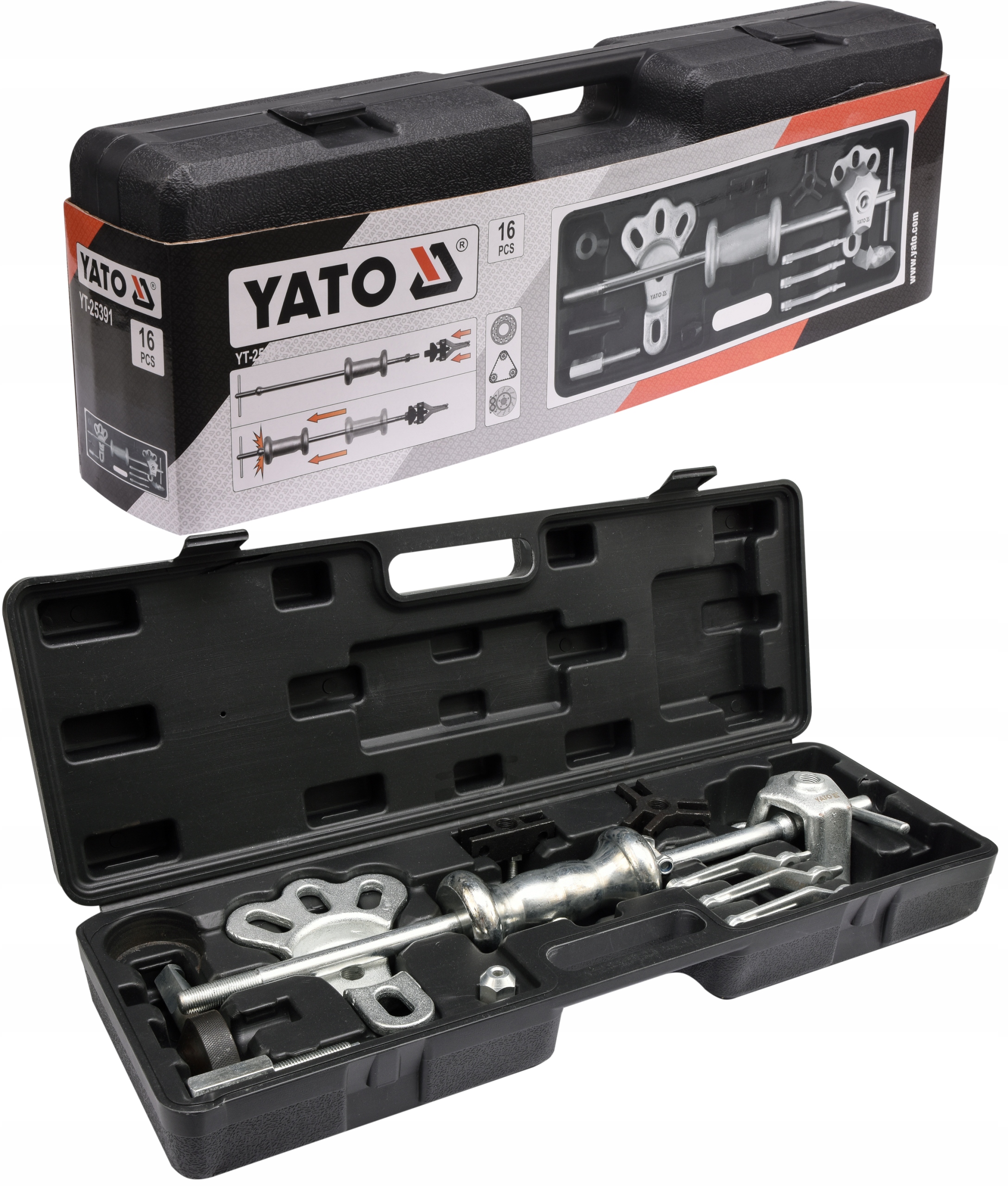 YATO инерционный съемник для ступиц подшипников 16CZ