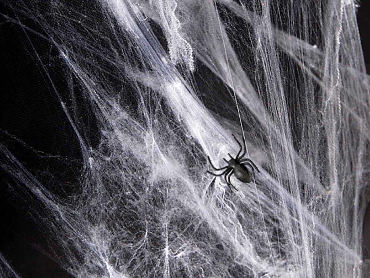 Черная паутина для Хэллоуина
