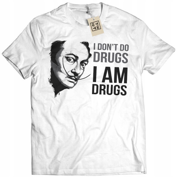 

Koszulka I Am Drug Salvador Dali XL