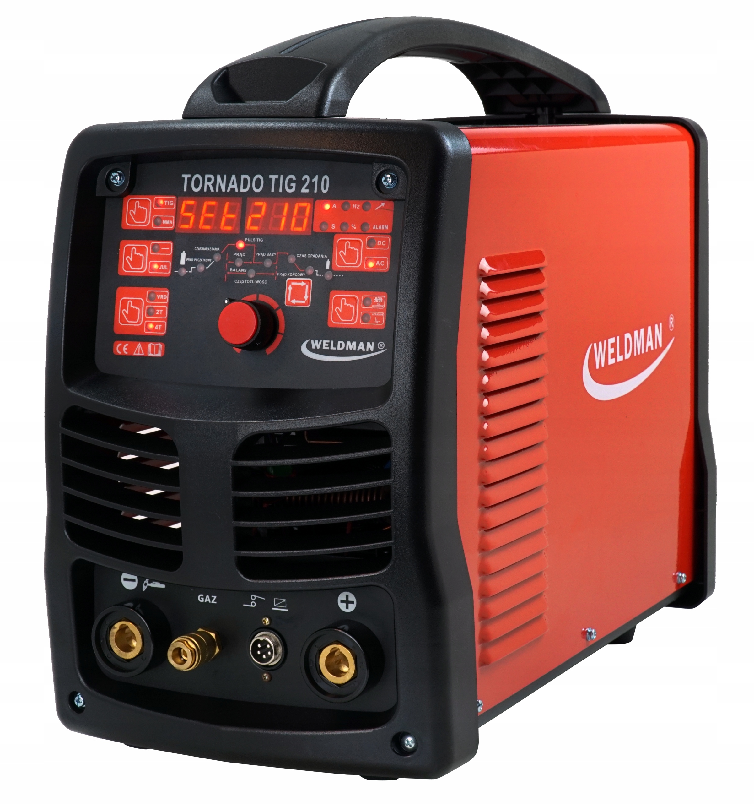 Spawarka inwertorowa Weldman TIG 210 AC DC HF Puls Rodzaj spawarka inwertorowa