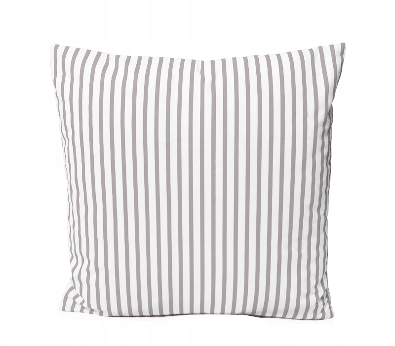 POSZEWKA bawełna 35x35 Pasy szare