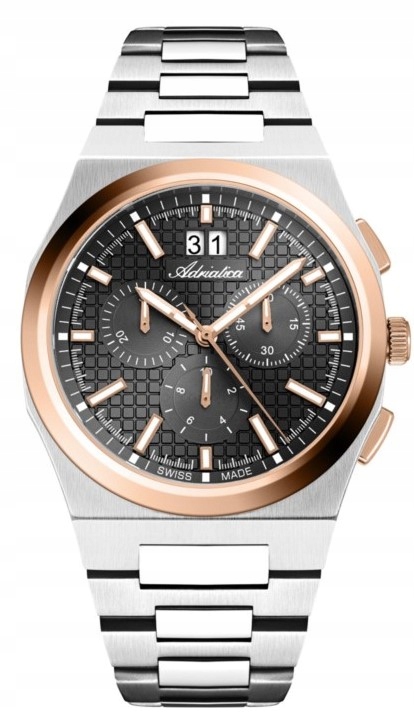 Pánské Hodinky Adriatica A8326.R116CH stříbrné gravírování