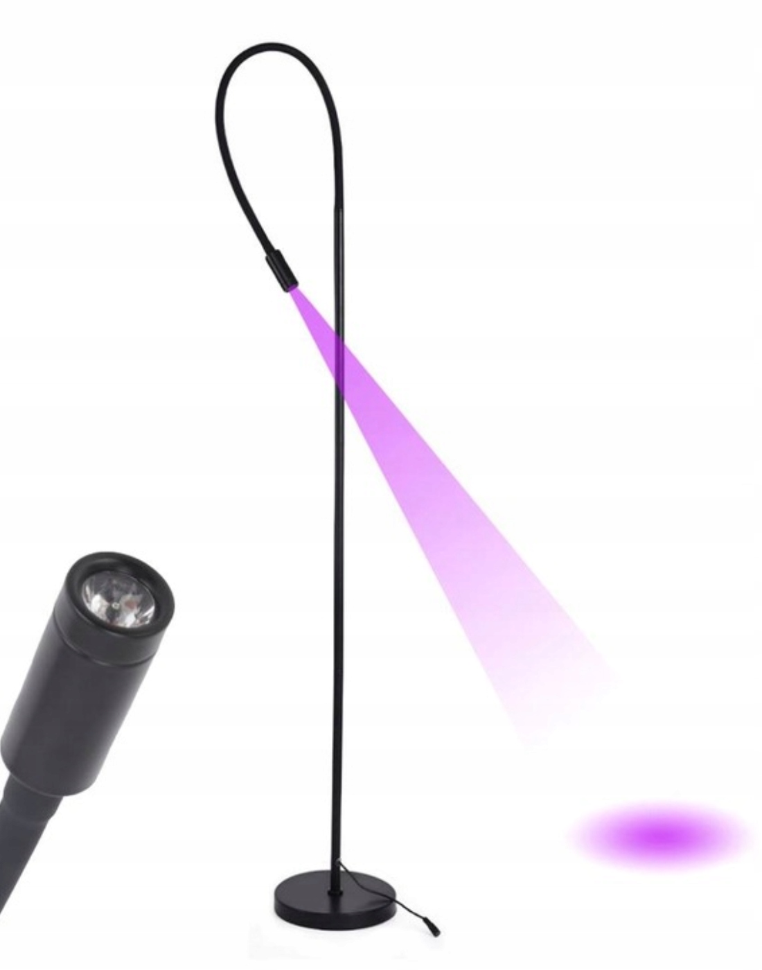 Uv Led Lampa Na Prodloužení Řas LP-05 – Flexibilní Rameno A Nožní Pedál