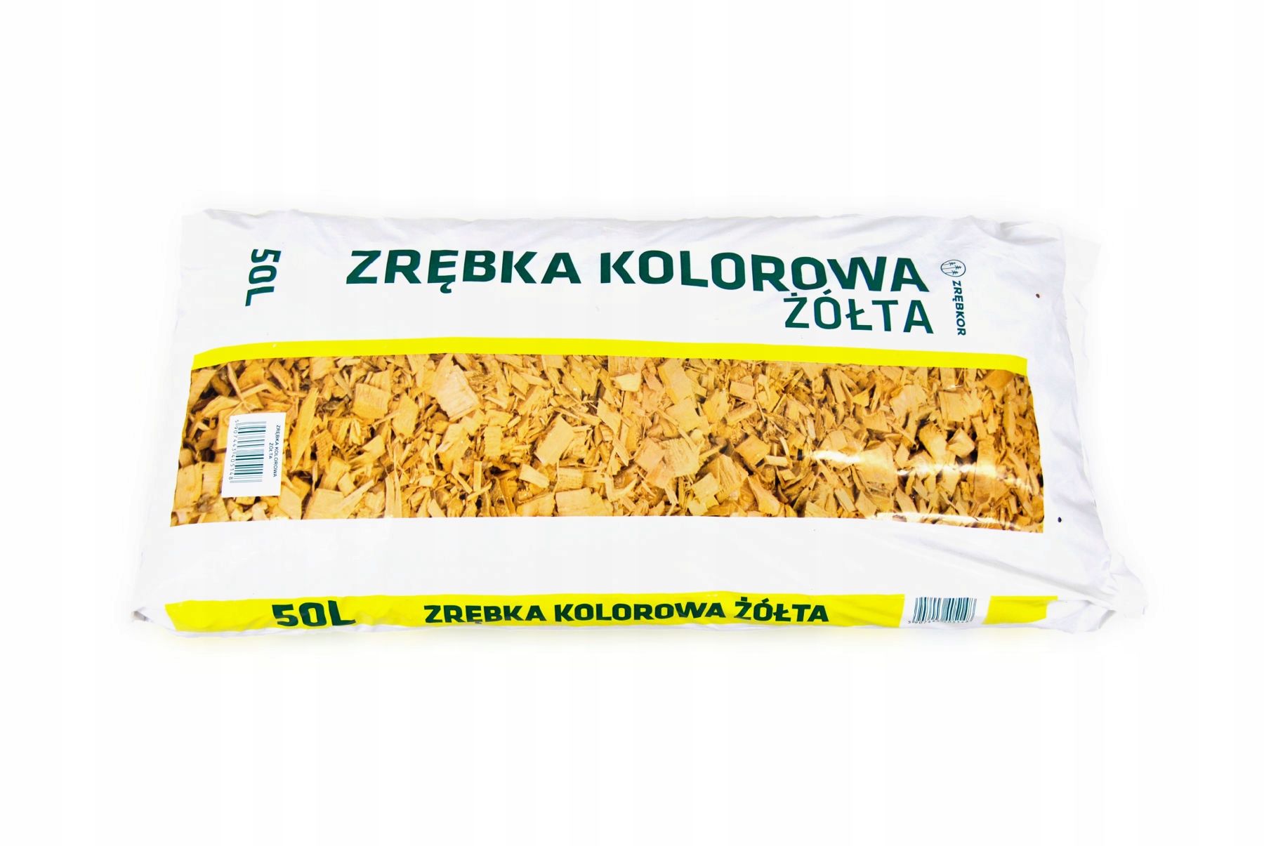 ZRĘBKI OZDOBNE KORA KOLOROWA 50L (ZÓŁTY)